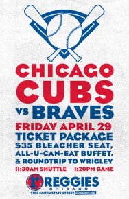 CUBS VS BRAVES AT WRIGLEY TICKET PACKAGE