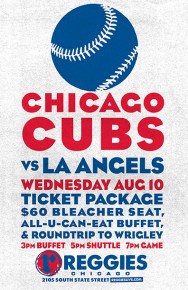 CUBS VS ANGELS AT WRIGLEY TICKET PACKAGE