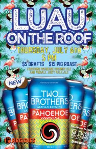 Luau on the Roof with Two Brothers Brewing