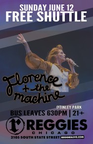 SHUTTLE TO FLORENCE AND THE MACHINE