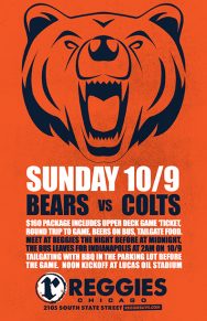 Bears vs Colts Road Trip