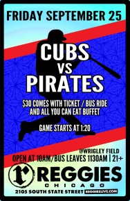 Cubs vs Pirates at Wrigley Ticket Package