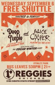 SHUTTLE TO DEEP PURPLE AND ALICE COOPER