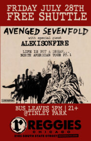 SHUTTLE TO AVENGED SEVENFOLD