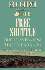 SHUTTLE TO ERIC CHURCH