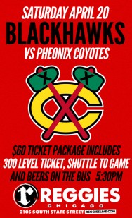 BLACKHAWKS VS COYOTES OUTING (TICKET PACKAGE AVAILABLE)