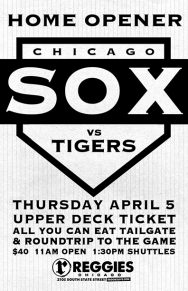 White Sox Vs Tigers (Home Opener)