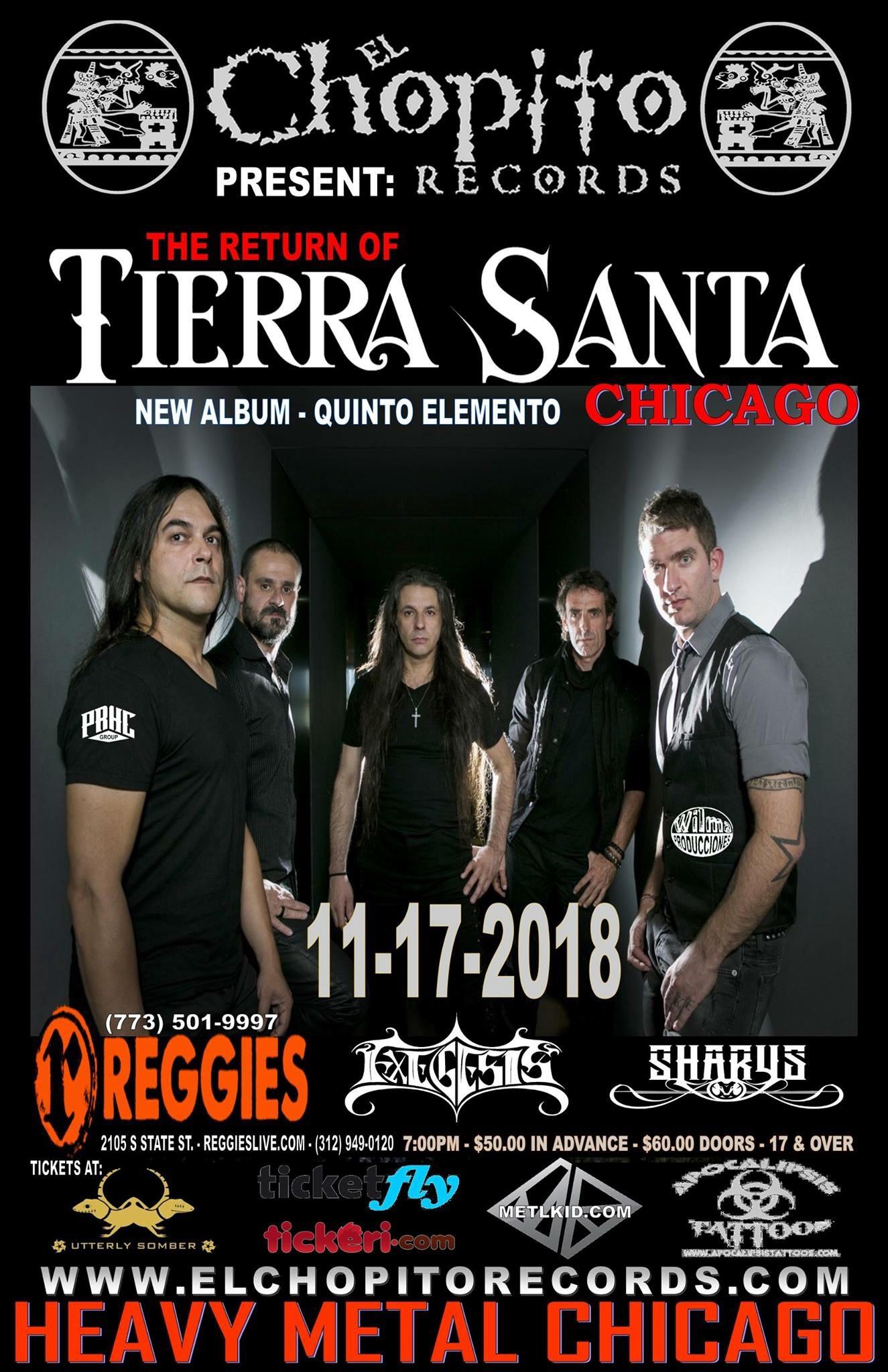 Tierra Santa 11/17/18 Reggies