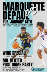 DEPAUL BB VS MARQUETTE