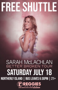 SHUTTLE TO SARAH MCLACHLAN