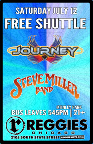 SHUTTLE TO JOURNEY + STEVE MILLER BAND