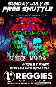 SHUTTLE TO ROB ZOMBIE, MARILYN MANSON