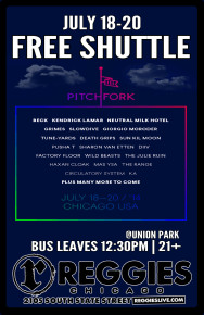 SHUTTLE TO PITCHFORK MUSIC FESTIVAL