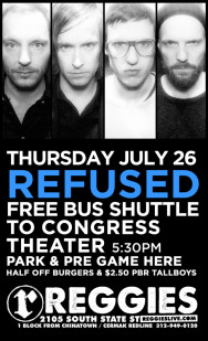 Refused at Congress Theater