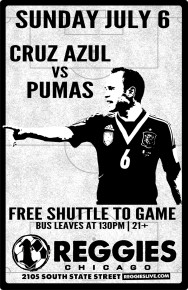 SHUTTLE TO CRUZ AZUL VS PUMAS SOCCER MATCH