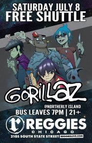 CANCELLED: SHUTTLE TO GORILLAZ