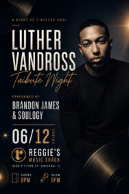 Brandon James & Soulogy “A Tribute to Luther Vandross”