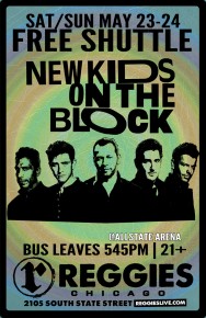SHUTTLE TO NEW KIDS ON THE BLOCK