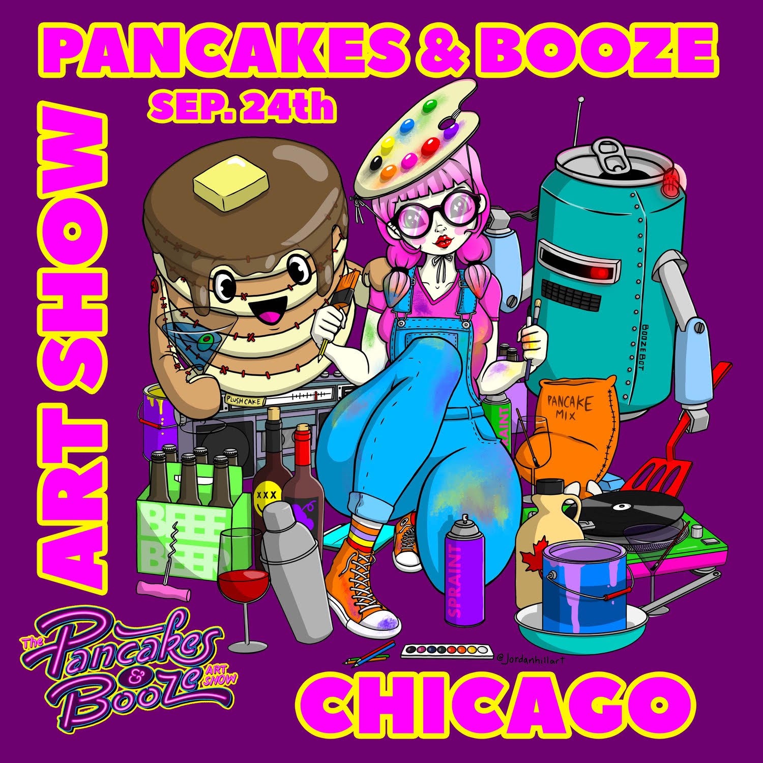 Pancakes and Booze Art Show