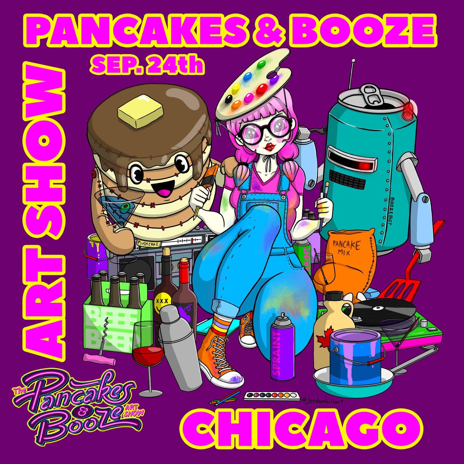 Pancakes and Booze Art Show