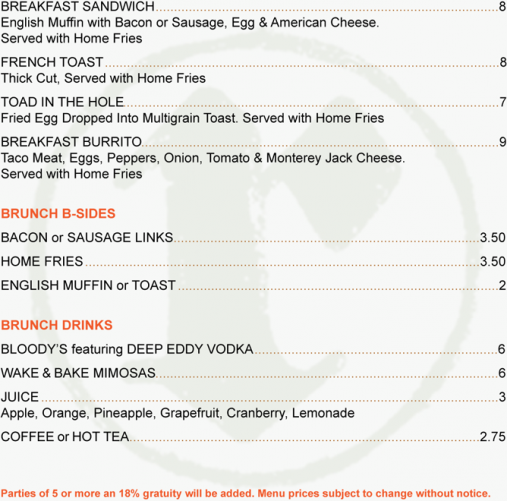 Reggies Menu Menu - Reggies Chicago