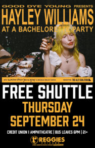 SHUTTLE TO HAYLEY WILLIAMS