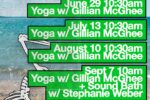 YOGA AT REGGIES ON THE BEACH