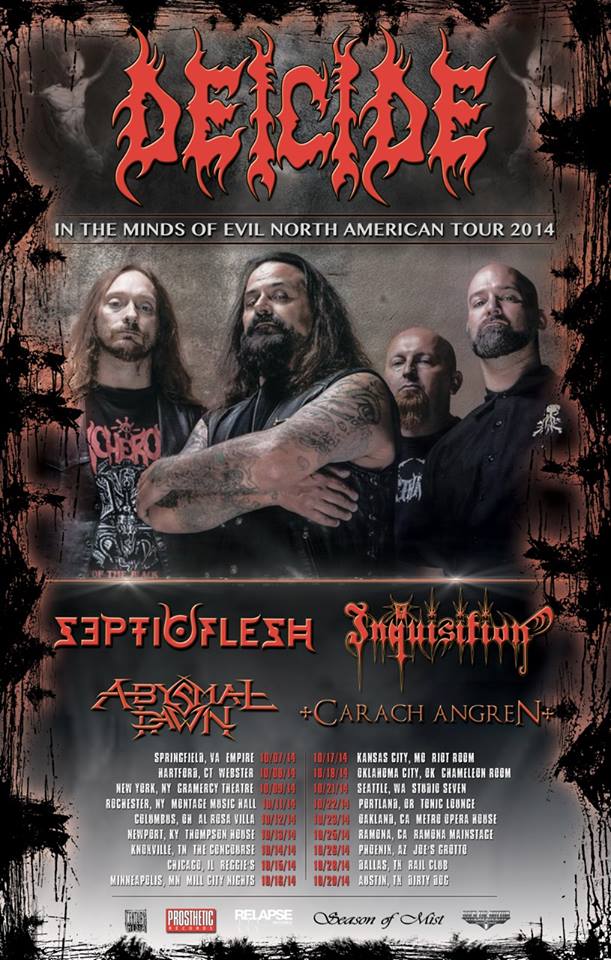 DEICIDE Reveal 2023 European Tour Dates